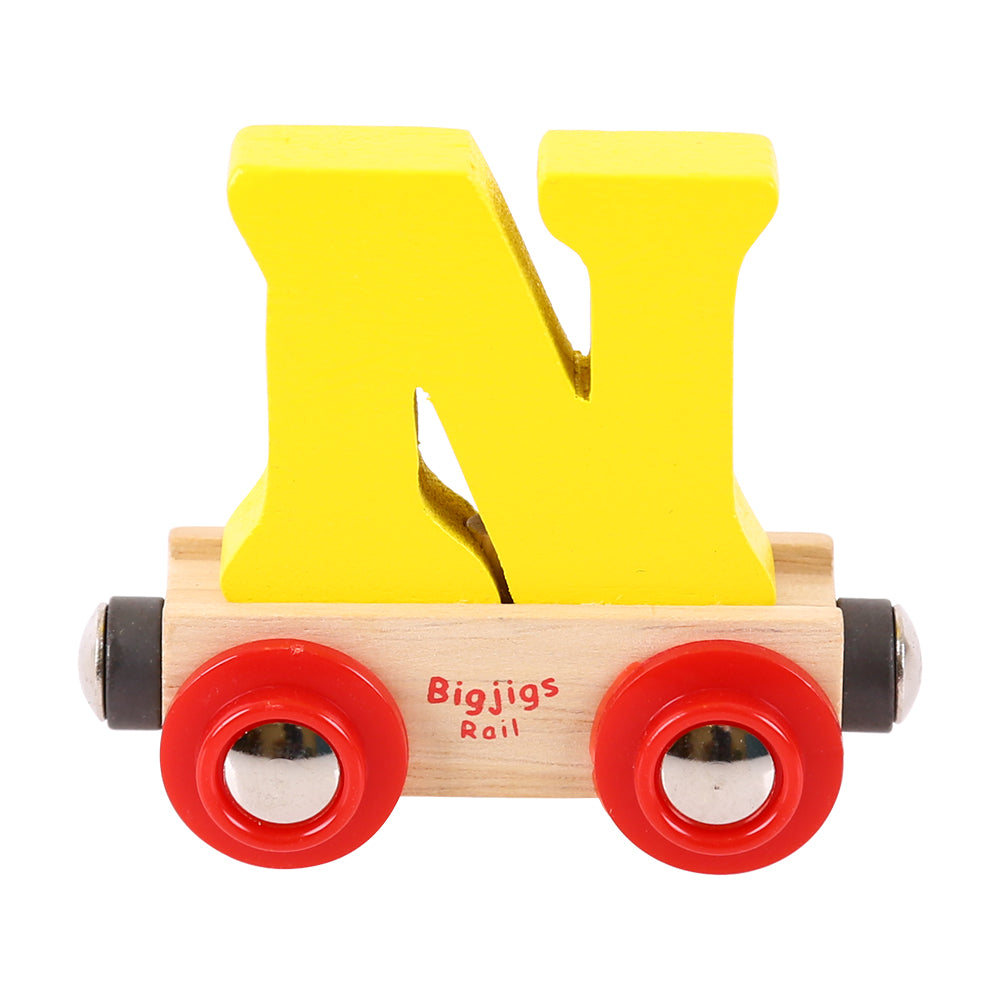 Rail Name Letters and Numbers N Yellow