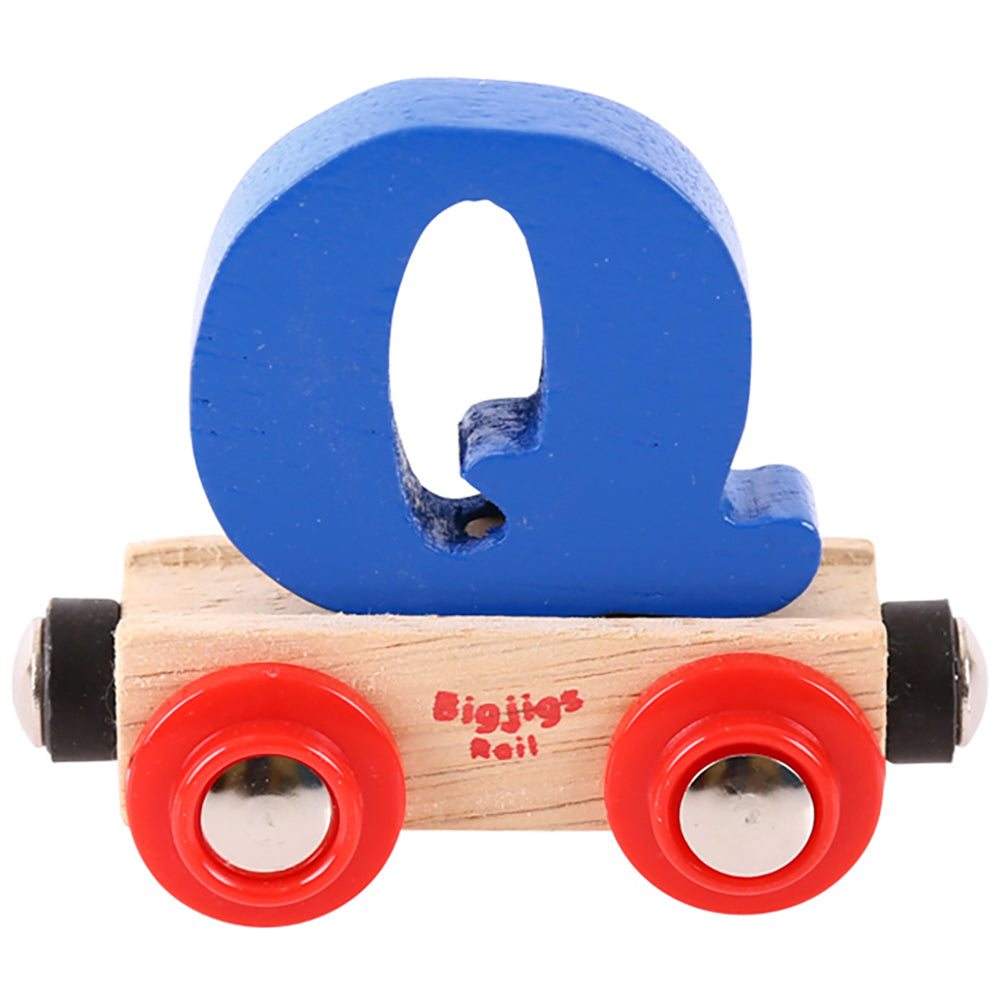 Rail Name Letters and Numbers Q Dark Blue