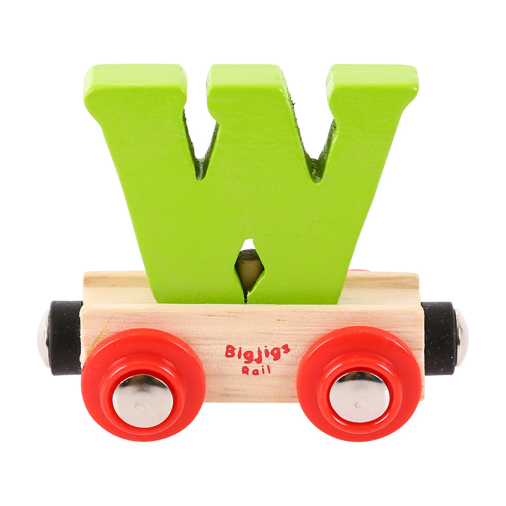 Rail Name Letters and Numbers W Green