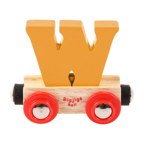 Rail Name Letters and Numbers W Orange