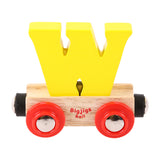 Rail Name Letters and Numbers W Yellow