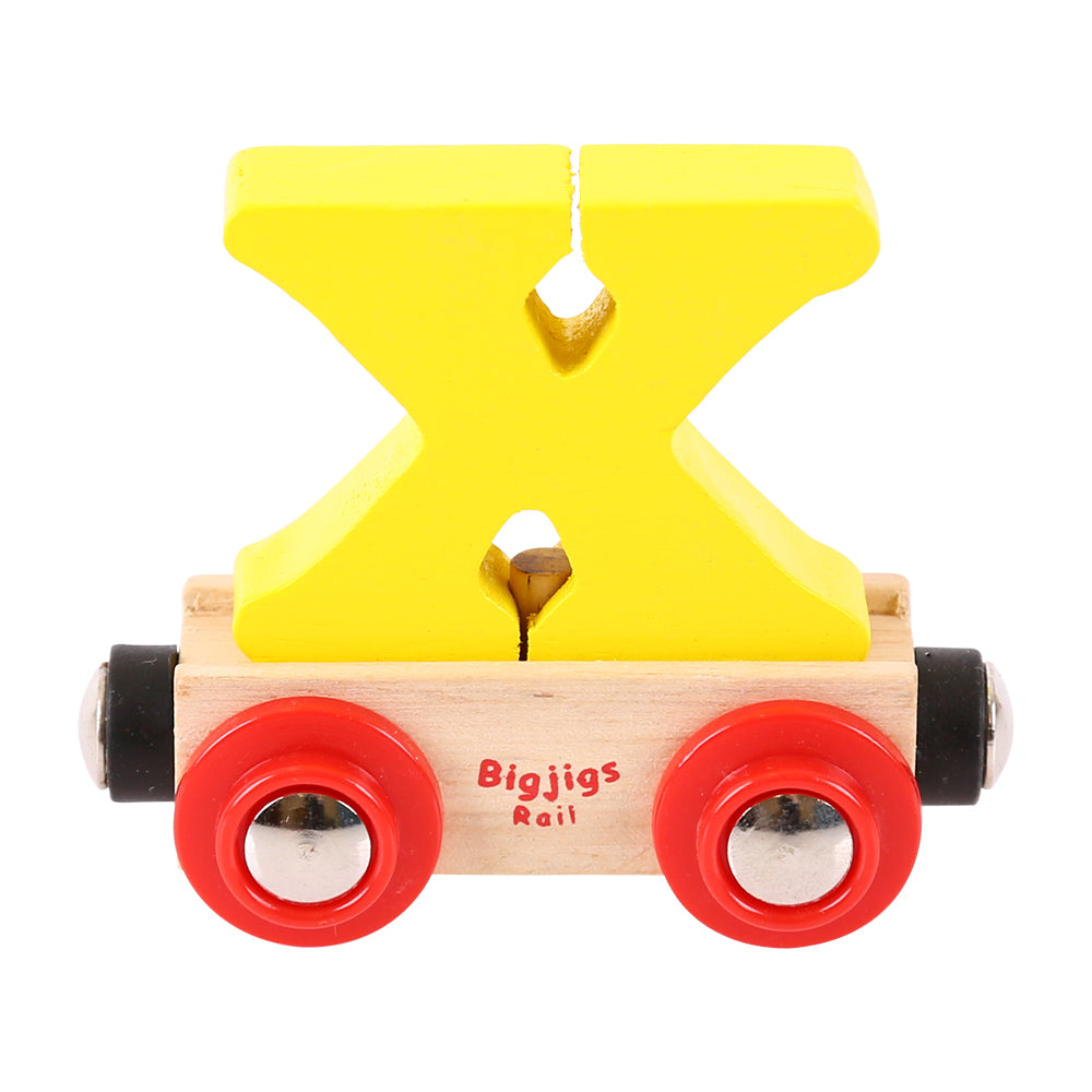 Rail Name Letters and Numbers X Yellow