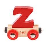 Rail Name Letters and Numbers Z Dark Red